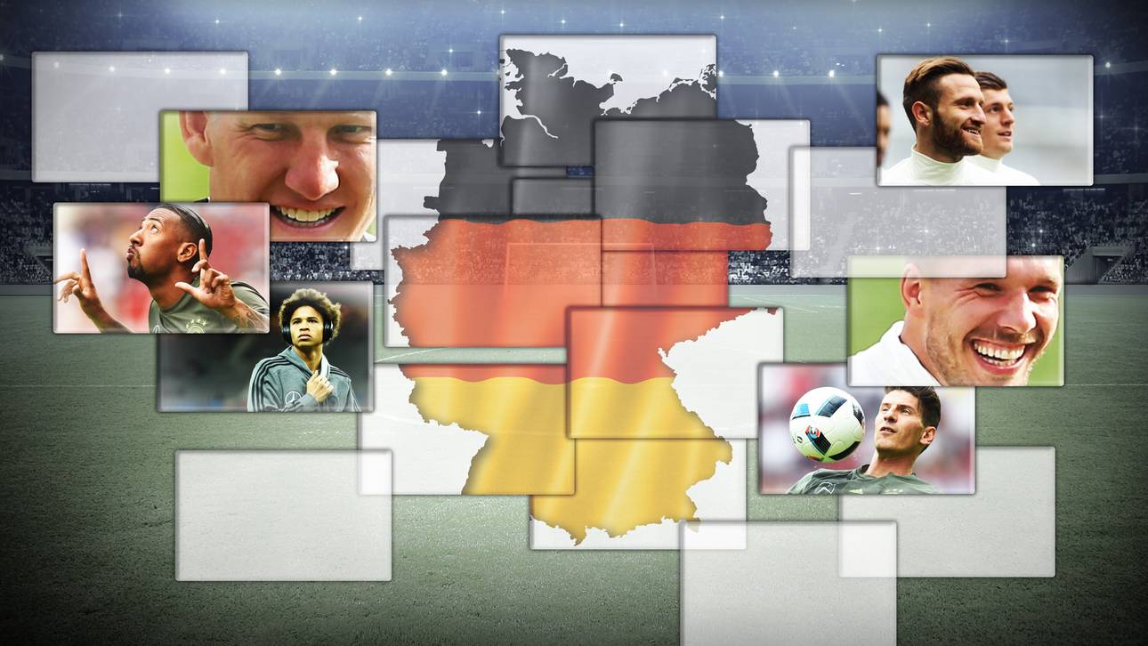 Die Geburtsorte der deutschen EM-Spieler