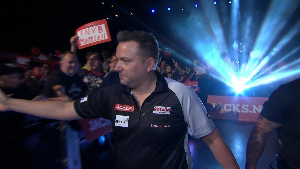 Vom Einkaufen ins PDC-Achtelfinale