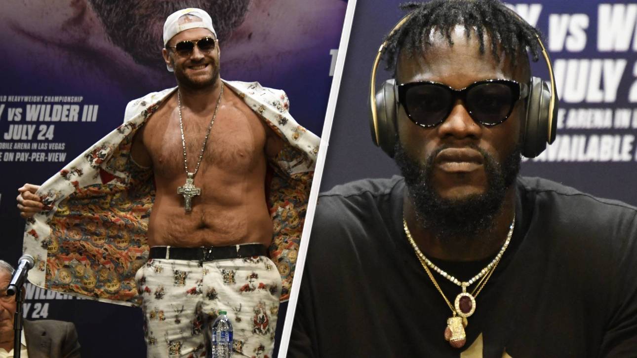 Wilder und Fury mit bizarrer PK