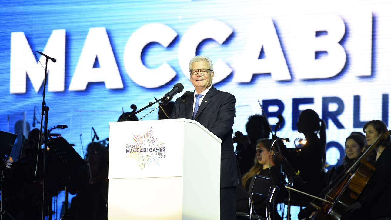 Gauck eröffnet Maccabi Games