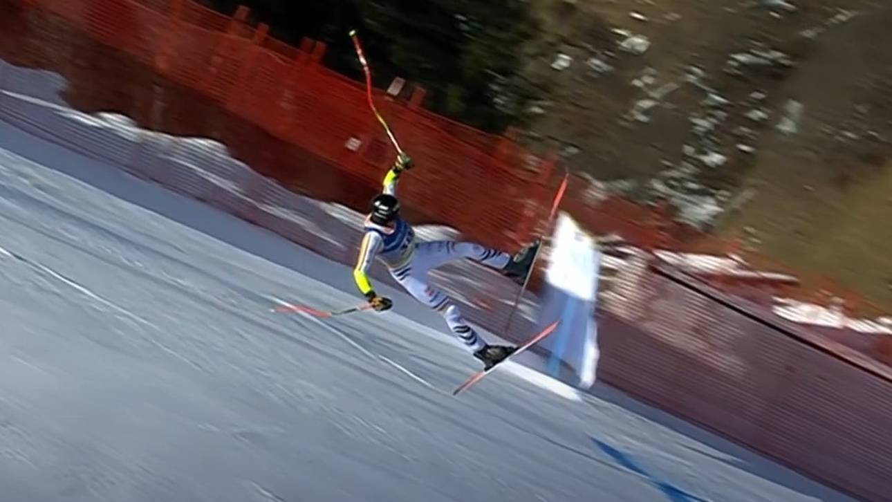 Deutscher mit heftigem Sturz