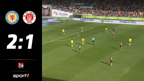 St, Pauli geht gegen Braunschweig mit einem Traum-Hammer in Führung. In letzter Minute dürfen aber die Gastgeber jubeln.