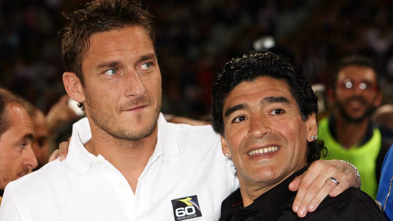 Maradona: „Totti kann bis 50 spielen“