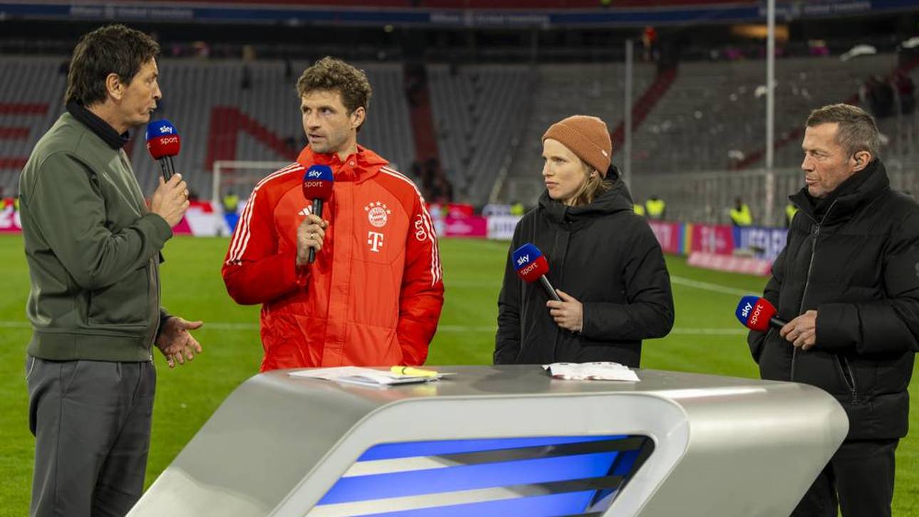 Müller stichelt im TV-Interview