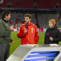 Müller stichelt im TV-Interview