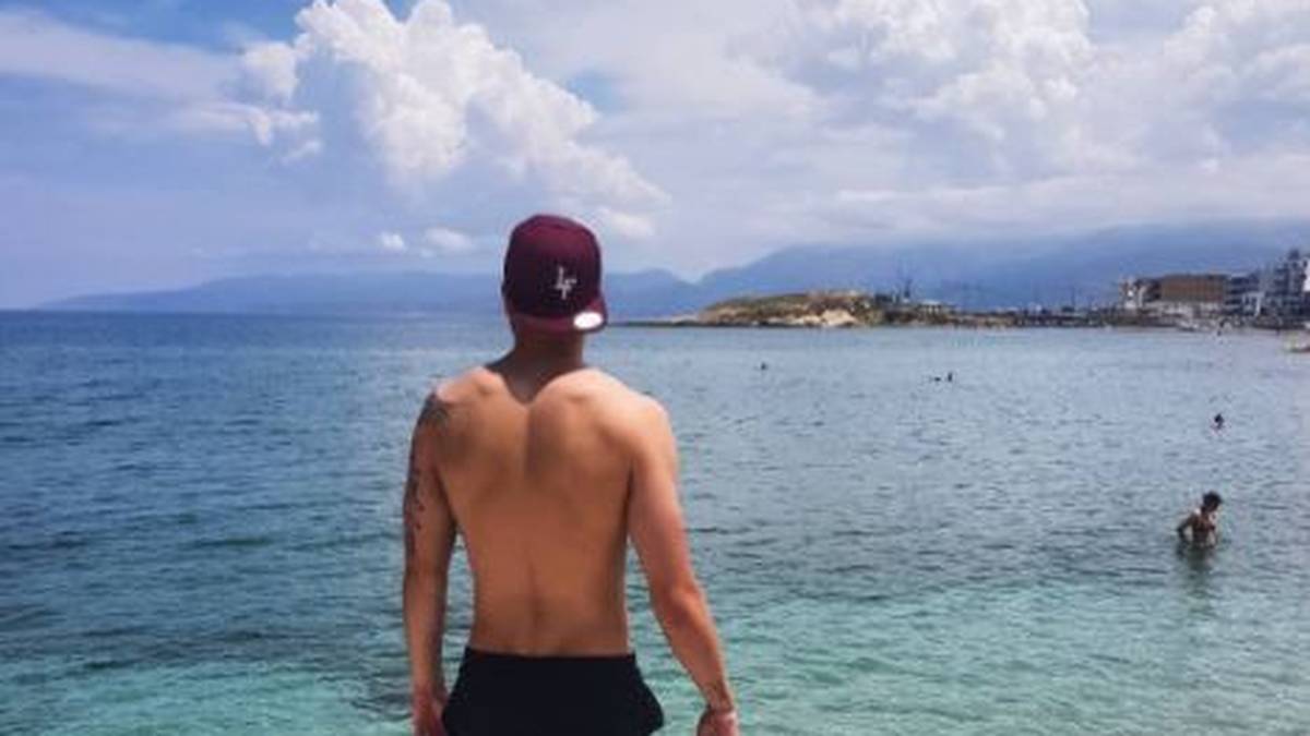 Herrliche Aussicht! Darmstadts Profi Felix Platte entspannt