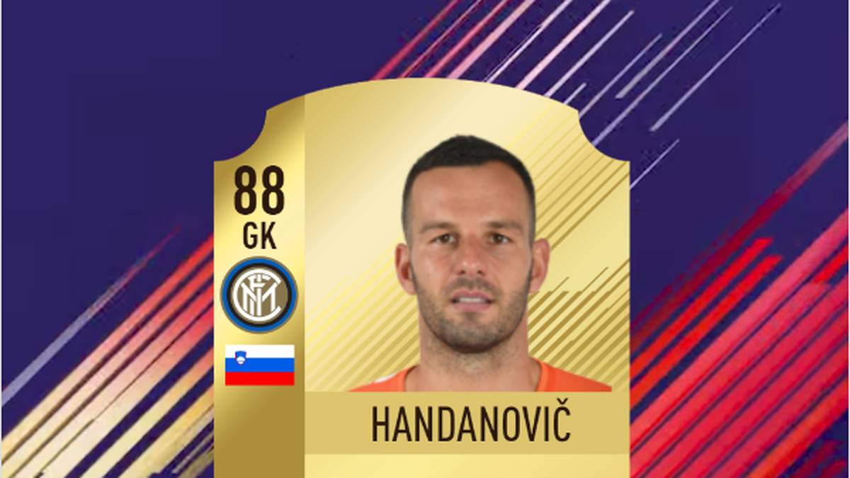 In FIFA 18 besitzt Samir Handanovic eine Gesamtstärke von 88 Punkten