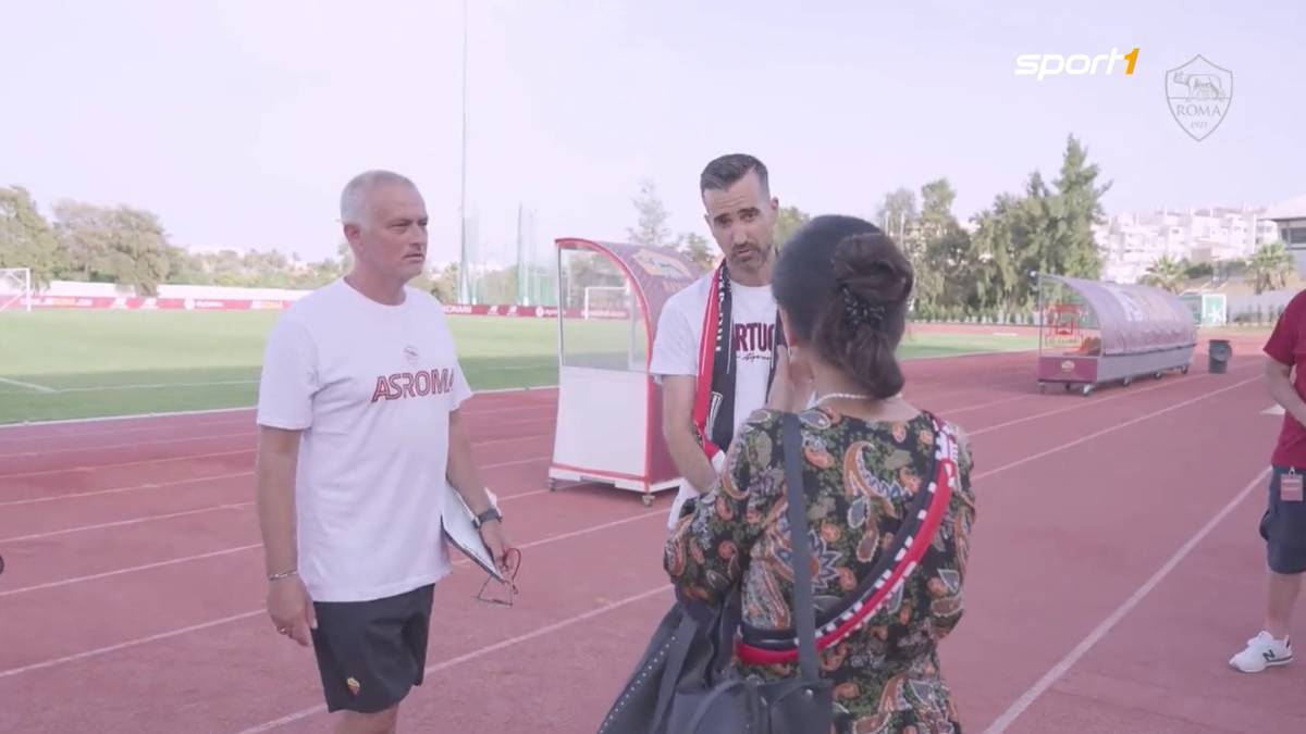 Mourinho völlig perplex! Roma-Coach wird in Heiratsantrag verwickelt
