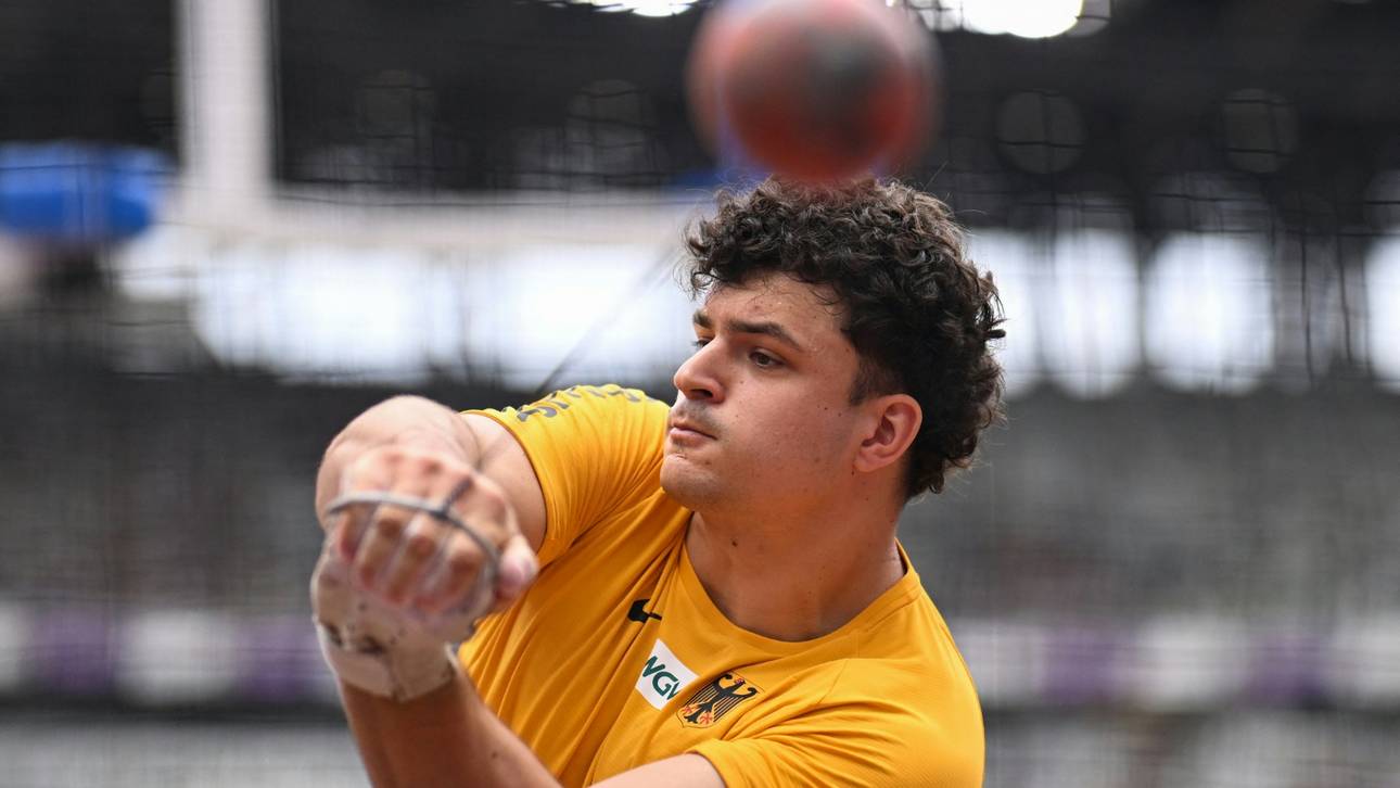 Voller Fokus: Hammerwerfer Merlin Hummel