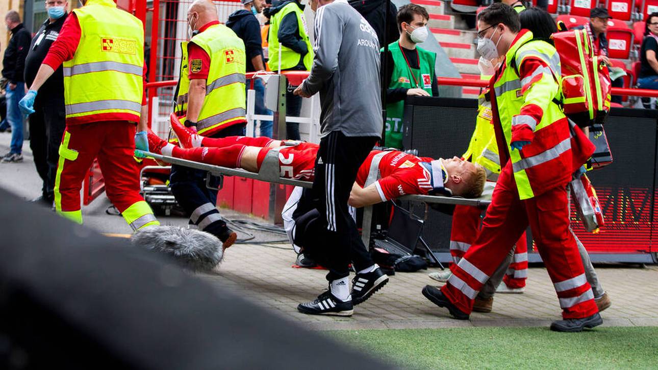 Union-Verteidiger nach Sturz im Krankenhaus