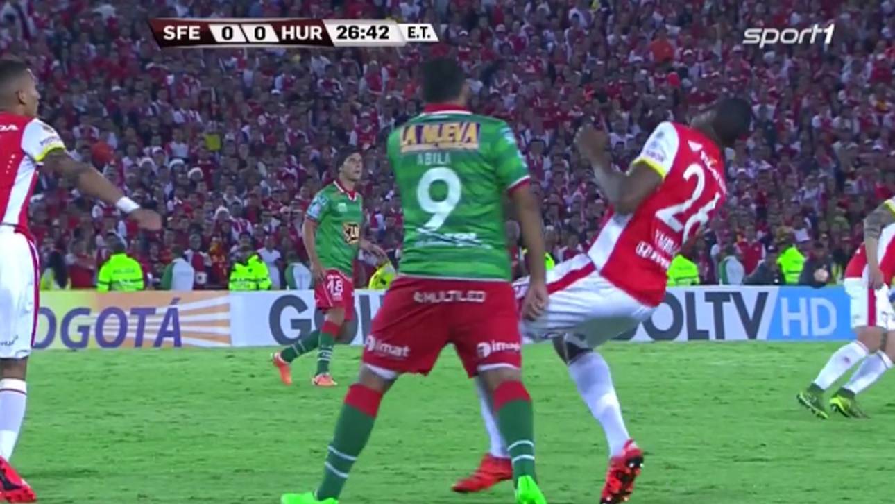 Fieser Faustschlag bei Copa-Finale