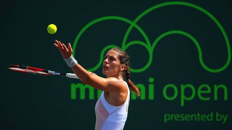 Andrea Petkovic beim Turnier in Miami