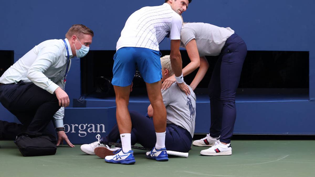 Novak Djokovic schoss bei den US Open eine Linienrichterin ab