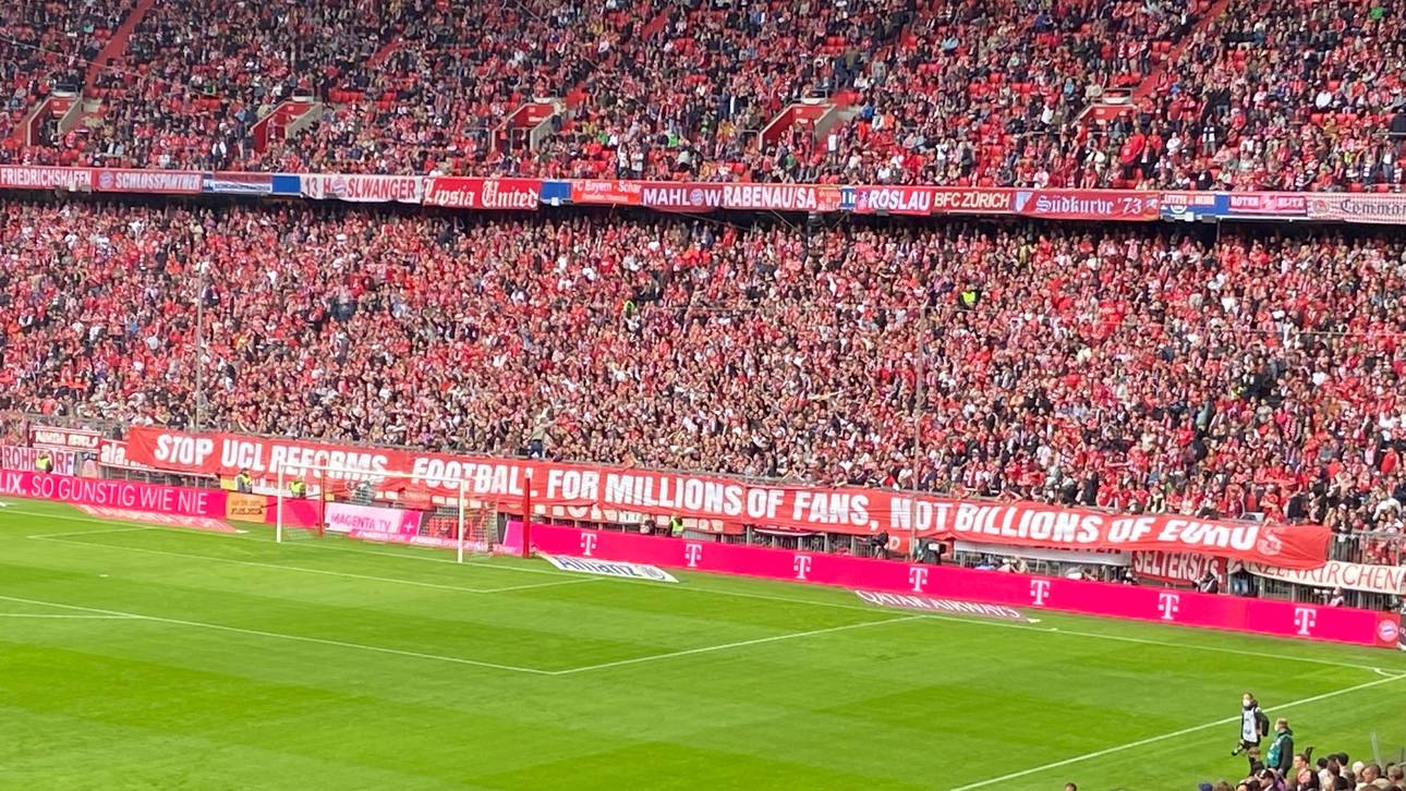 Bayern-Fans machen ihrem Unmut Luft