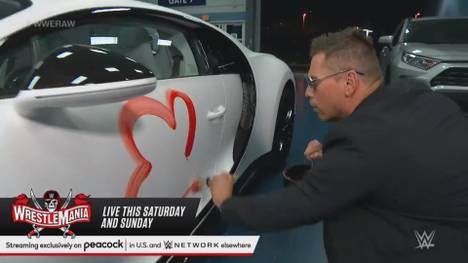 Rapstar Bad Bunny wird beim letzten WWE Monday Night RAW von WrestleMania 37 gedemütigt: The Miz und John Morrison beschmieren sein sündhaft teures Luxus-Gefährt.