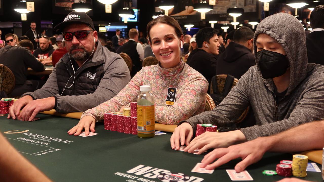Natalie Hof nach ihrem achten Platz im Ladies Event