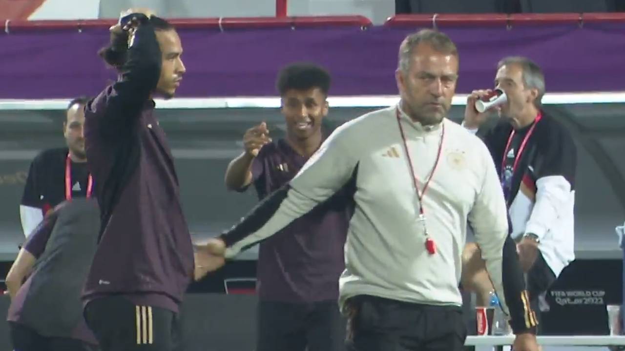 Leroy Sané hat am Abschlusstraining des DFB-Teams vor Spanien teilgenommen
