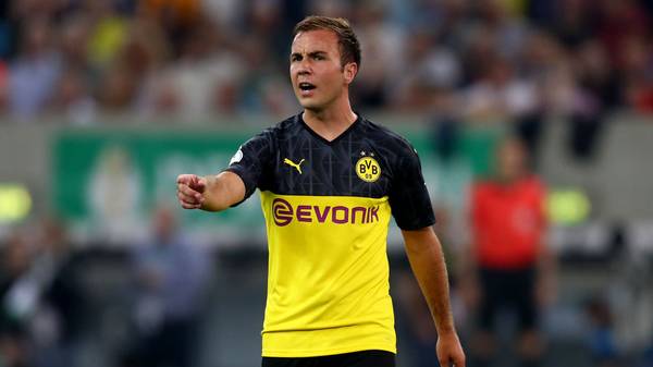 Mario Götze tritt mit Borussia Dortmund bei Energie Cottbus an