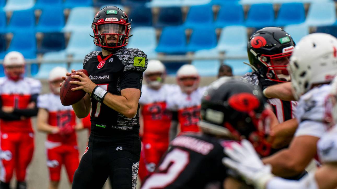 Josh Goldin von den Saarland Hurricanes