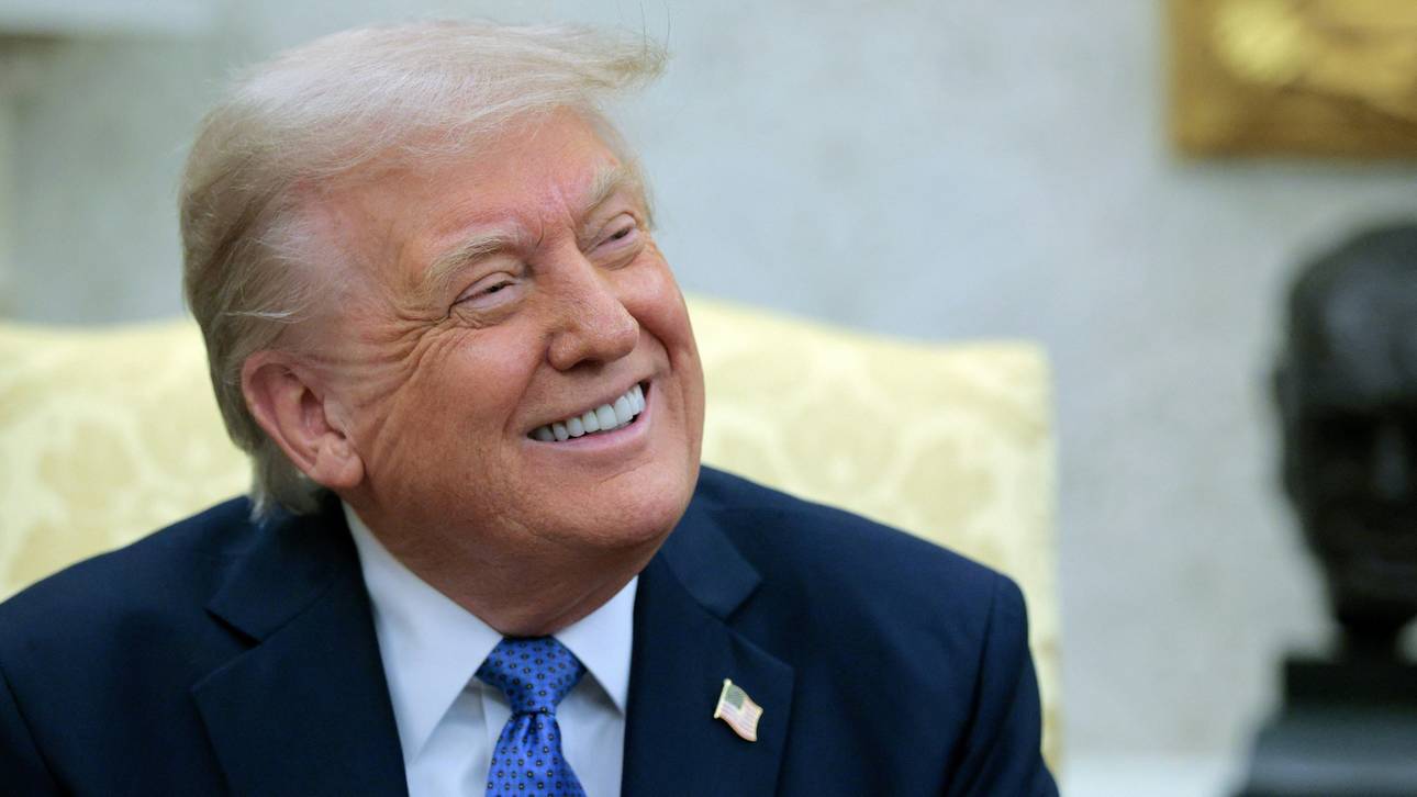 Trump kommt zum Männer-Finale