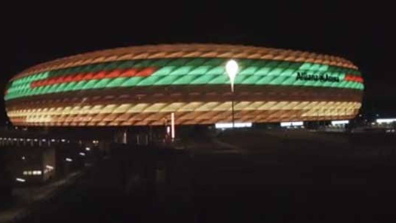 Allianz Arena wird zum Mega-Burger