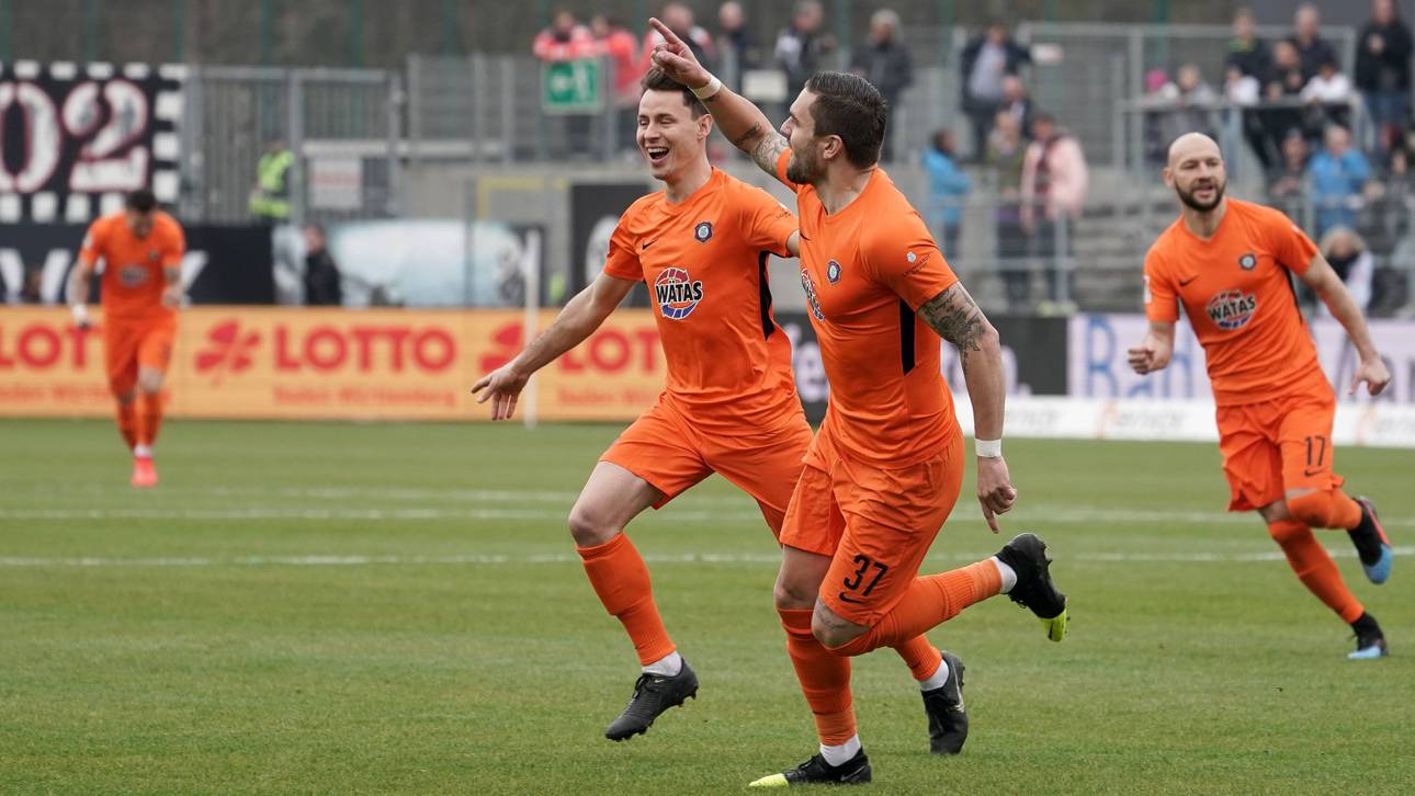 Aue lässt Sandhausen keine Chance