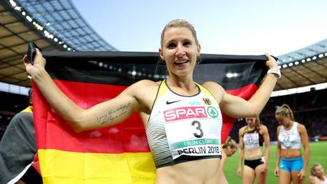 Carolin Schäfer gewann 2017 bei der WM die Silbermedaille