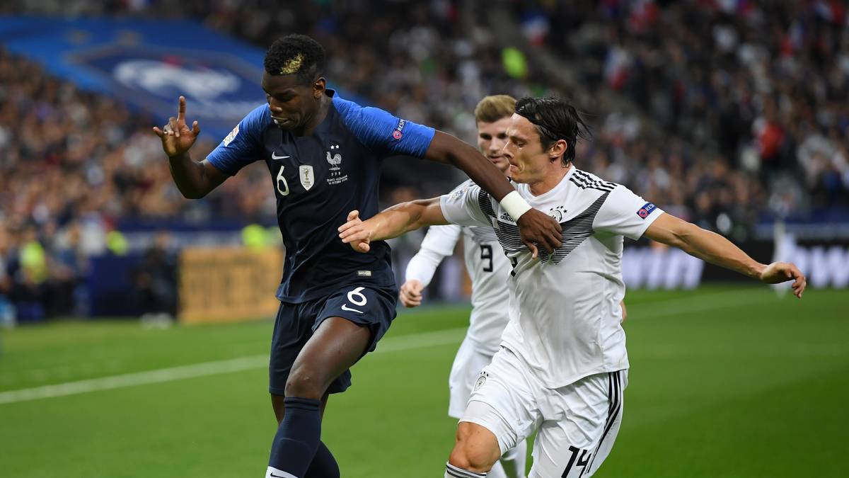 NICO SCHULZ: Was für ein Laufpensum! Der Hoffenheimer spielte auf Linksaußen und war vorne wie hinten zu sehen. Enorm zweikampfstark bekam er die linke Seite gegen Mbappe, später gegen Griezmann, gut in den Griff. Toller Hackentrick gegen Pavard (44.). Kleinere Abspielfehler waren der fehlenden Eingespieltheit mit Werner und Sane geschuldet. Tolle Flanke auf Sane (55.). Bärenstark, wie er Mbappe beim Konter abkochte (60.). Empfahl sich für weitere Einsätze. SPORT1-Note: 3