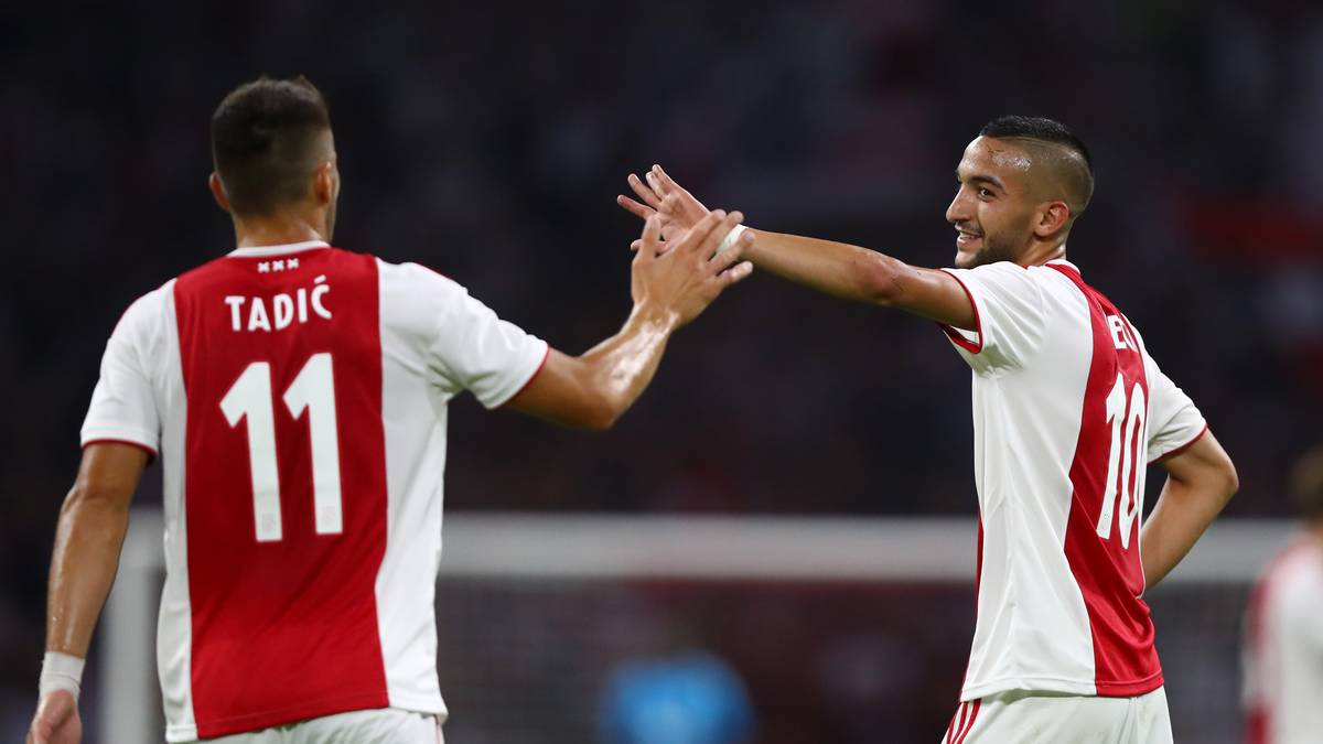 PLATZ 16: Hakim Ziyech und Dusan Tadic (20, Ajax Amsterdam): Tadic 7 Tore, 3 Assists
Ziyech 6, 4