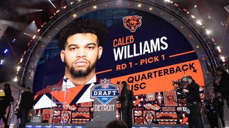 Caleb Williams war beim NFL-Draft der Auftakt für einen historischen Run auf Quarterbacks