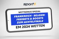 Mit Frankreich - Belgien wartet im EM Achtelfinale ein Kracher-Duell. Hier gibt es die besten Boni & Freebets für EURO Wetten.