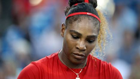 Serena Williams ist beim Turnier in Cincinnati in der zweiten Runde rausgeflogen