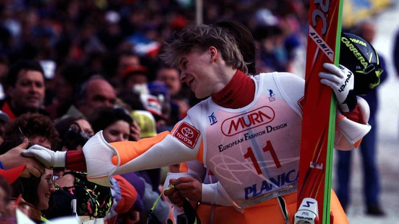 Toni Nieminen gelang 1994 in Planica der erste Sprung über 200 Meter