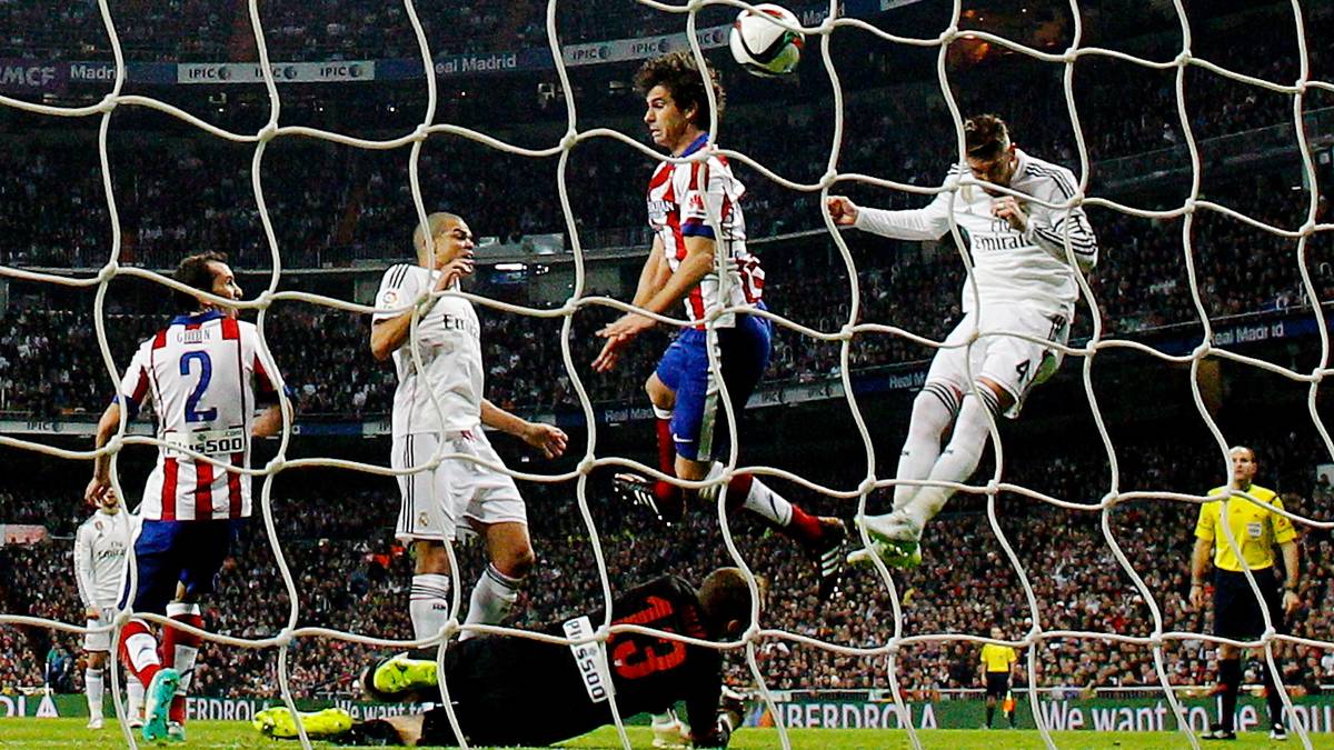 Real Madrid CF-Club Atletico de Madrid-Copa del Rey-Sergio Ramos Tor