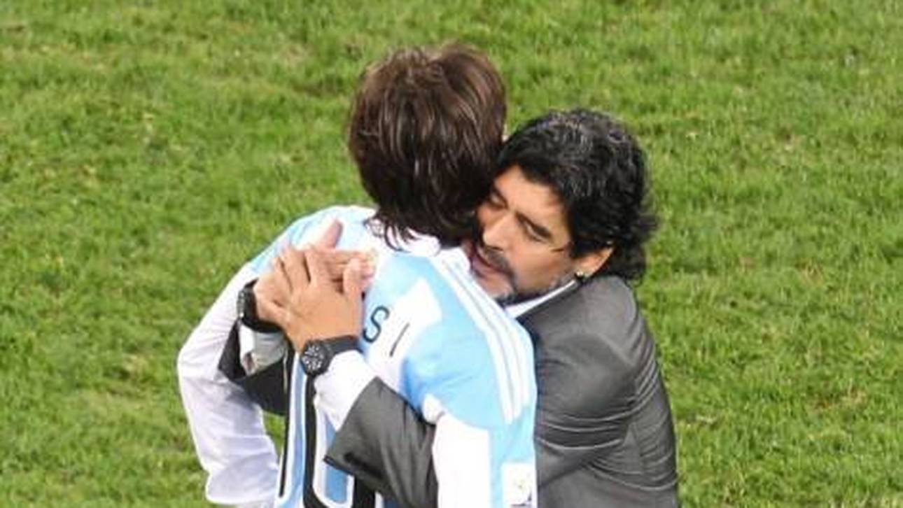 Messi schickt Botschaft an Maradona