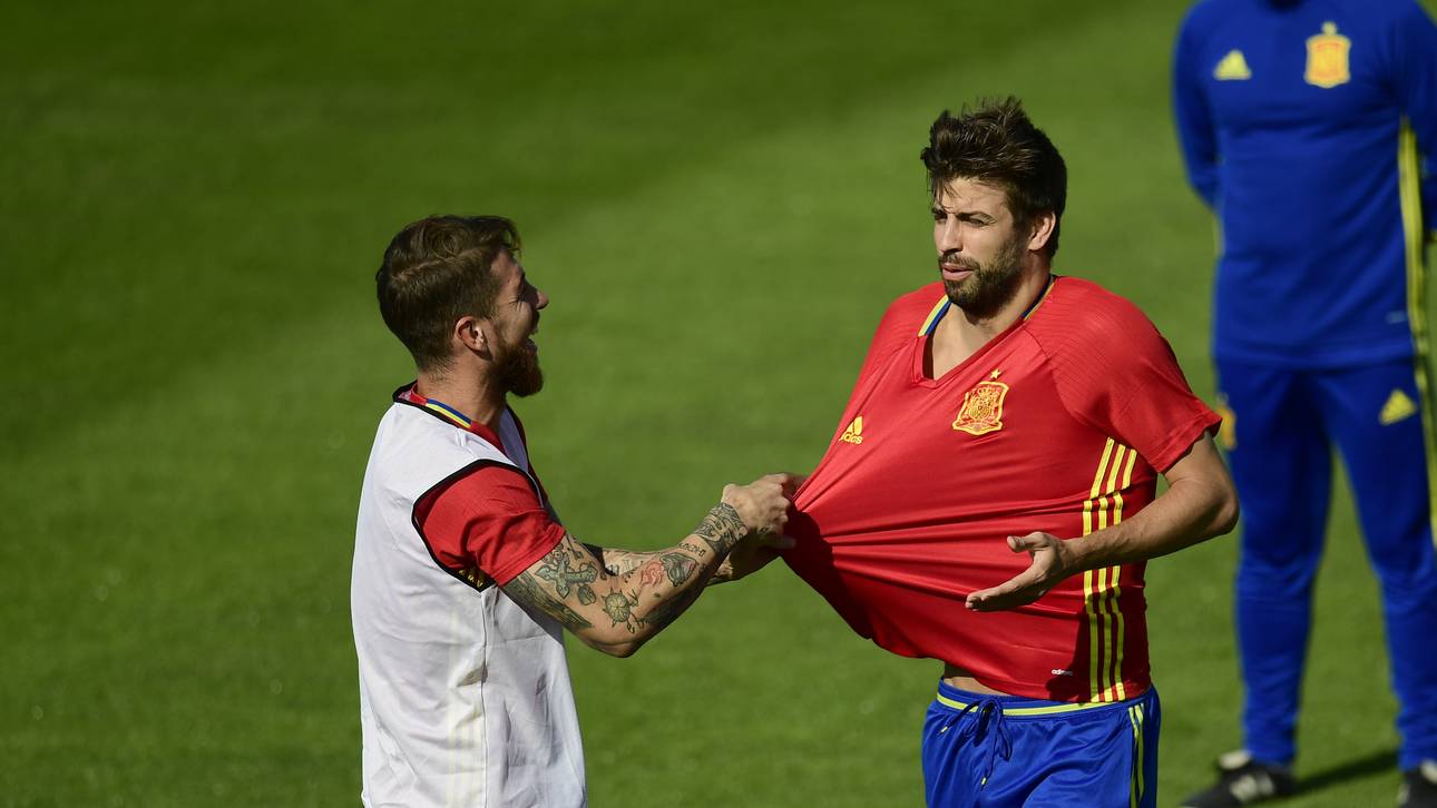 Ramos kontert Piques Spitze