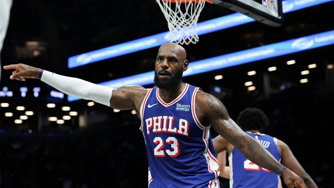 Einstand für die 76ers: James erzielt zehn Punkte