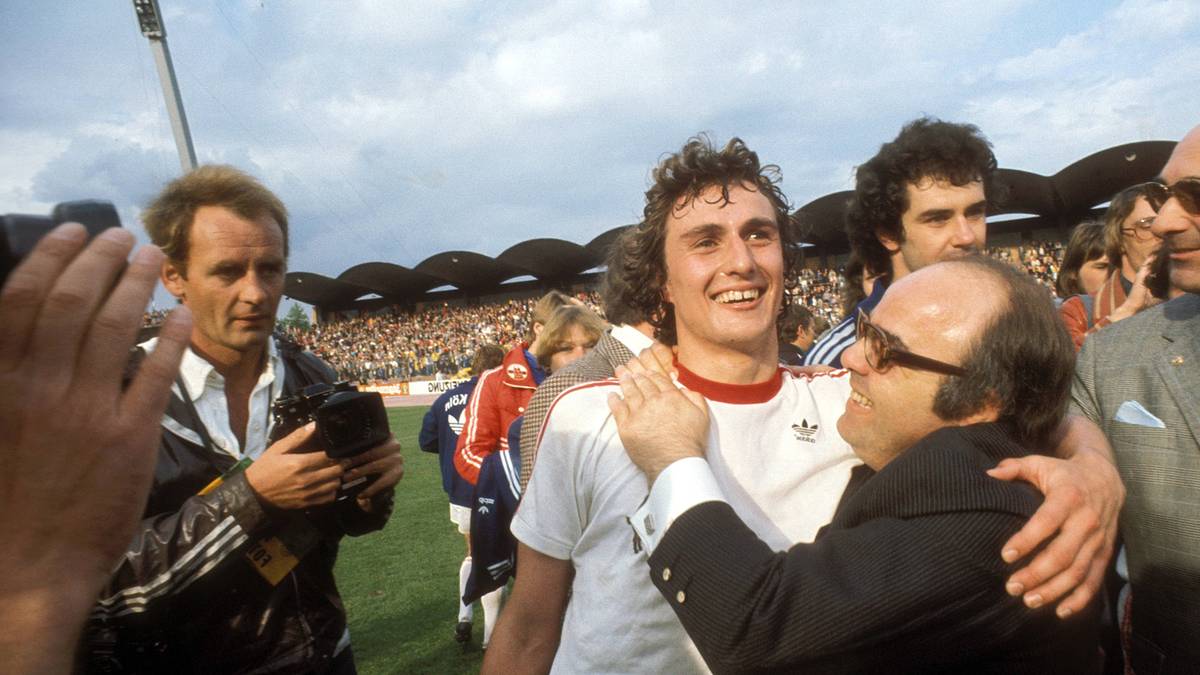 PLATZ 9: DIETER MÜLLER (1972-1986, Kickers Offenbach, 1. FC Köln, VfB Stuttgart, 1. FC Saarbrücken), 177 Tore in 303 Spielen 