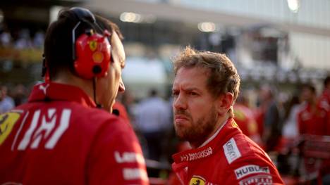 Sebastian Vettel belegte in Abu Dhabi nur Rang fünf