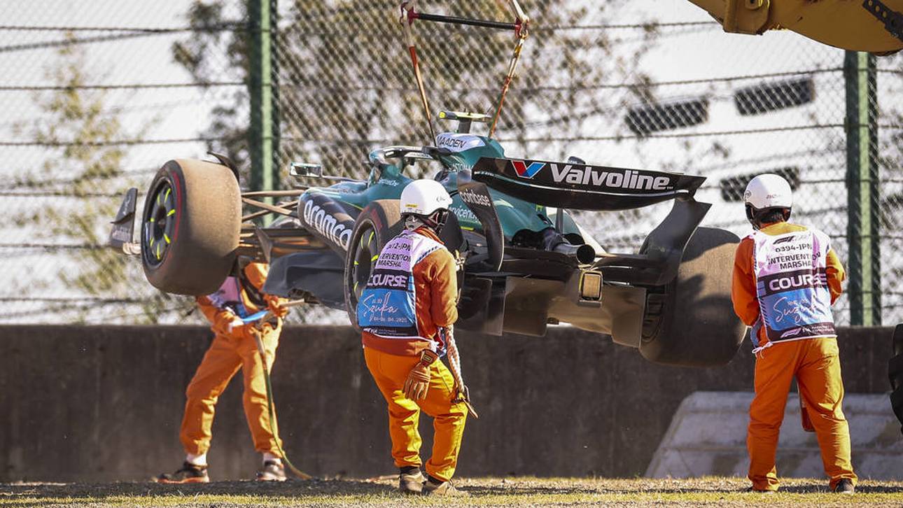 F1-Training wird zum Chaos