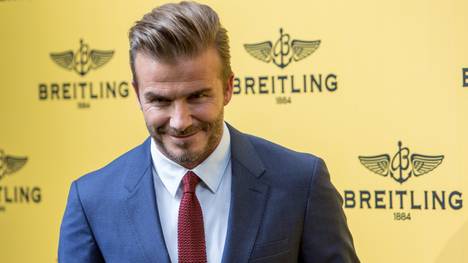 David Beckham steht der Anzug richtig gut.  