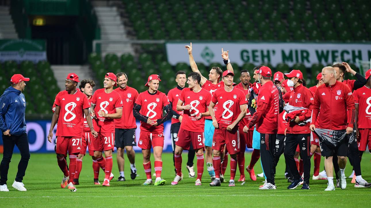 So feiert Bayern den Geister-Titel