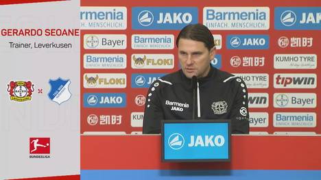 Leverkusen-Trainer Gerardo Seoane schwärmt vor dem Spiel gegen Hoffenheim von Florian Wirtz' Entwicklung in der Mannschaft, mahnt aber auch dessen Leistung bei der 5:2-Niederlage gegen Frankfurt an. 