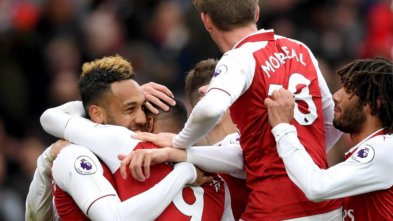 Aubameyang lässt Arsenal jubeln