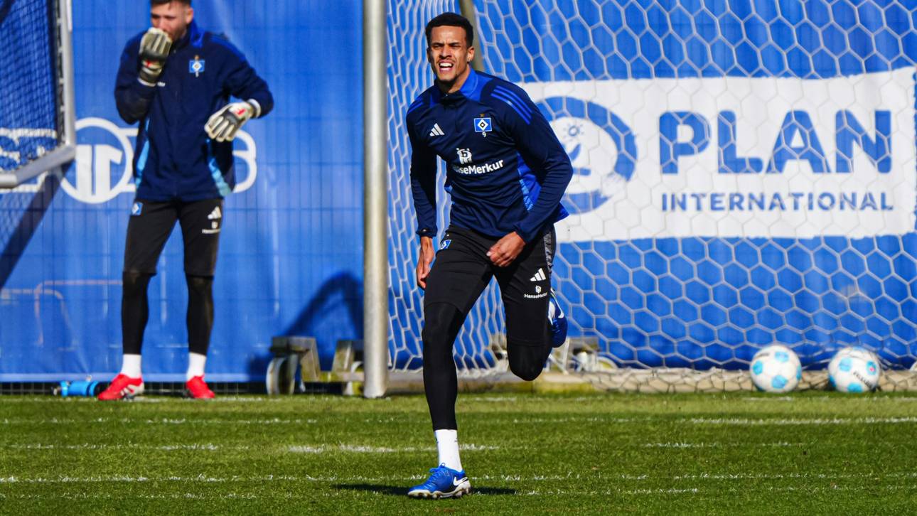 HSV-Torjäger Glatzel vor Comeback