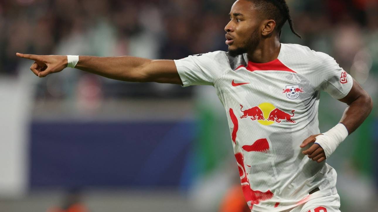 „Für meinen Sohn“: Nkunku jubelt mit rotem Ballon