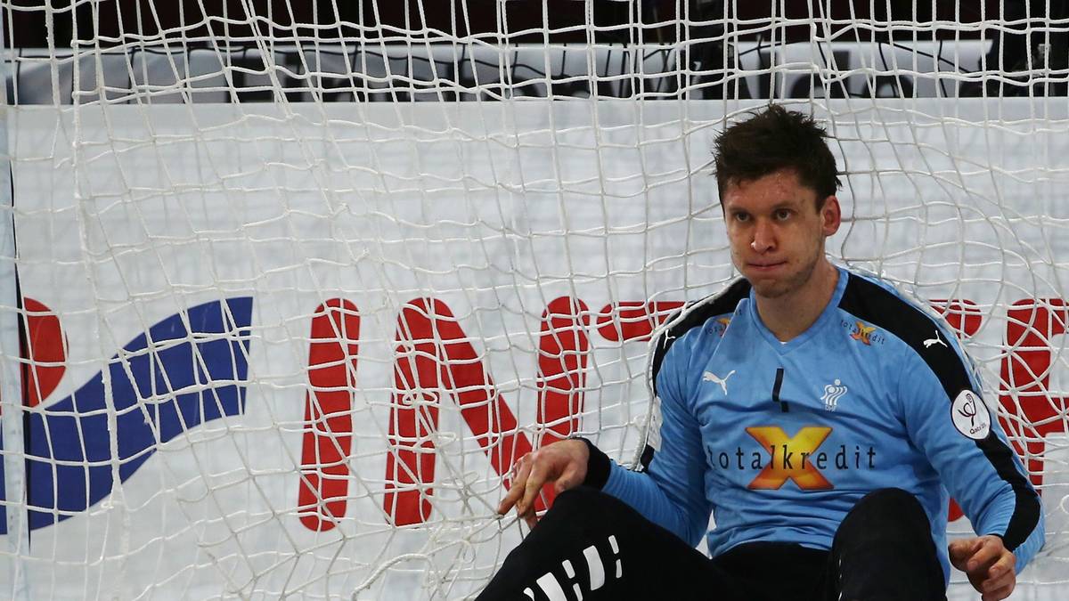 Erst einmal tief durchpusten: Dänemarks Torhüter Niklas Landin Jacobsen muss sich der Angriffslust des DHB-Teams stellen