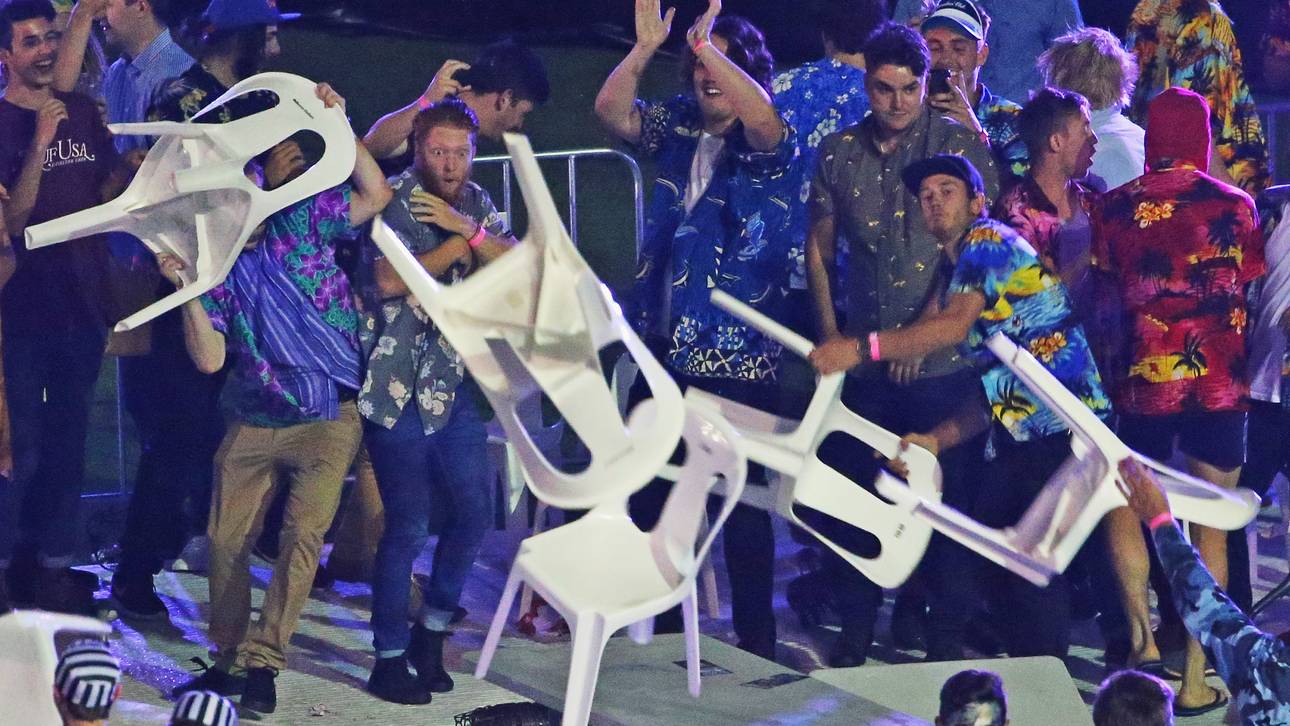 Ausschreitungen bei Darts-Turnier