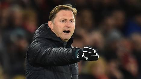 Southampton's Austrian manager Ralph Hasenhuttl gestures on the touchline during the English Premier League football match between Southampton and West Ham United at St Mary's Stadium in Southampton, southern England on December 14, 2019. (Photo by Glyn KIRK / AFP) / RESTRICTED TO EDITORIAL USE. No use with unauthorized audio, video, data, fixture lists, club/league logos or 'live' services. Online in-match use limited to 120 images. An additional 40 images may be used in extra time. No video emulation. Social media in-match use limited to 120 images. An additional 40 images may be used in extra time. No use in betting publications, games or single club/league/player publications. /  (Photo by GLYN KIRK/AFP via Getty Images)