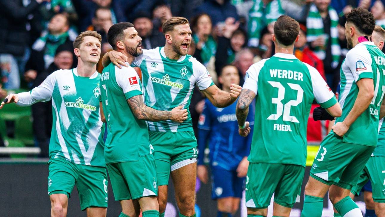Werder knackt 30-Punkte-Marke: 3:0-Sieg gegen Bochum